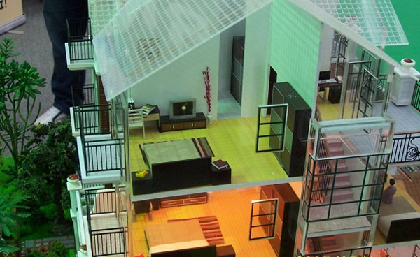 威海建筑别墅模型