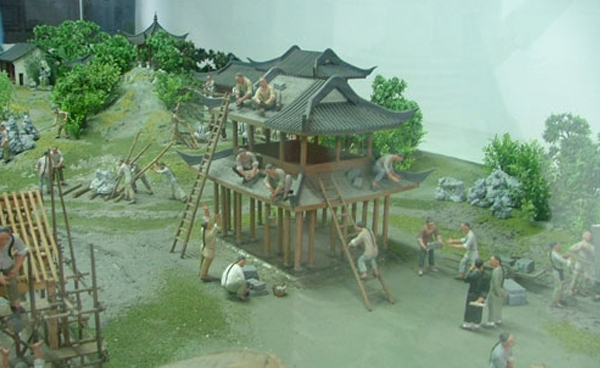 威海古建筑模型设计