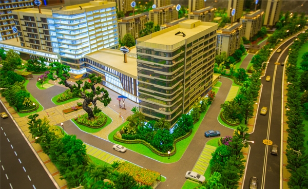 威海商业建筑模型